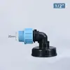 Accesorios para Barril Ton IBC Serie de Válvulas Adaptador de Interruptor Grifo Desviador Tubería de PVC Conexión de Dos Barriles Tres Vías Cuatro Vías 6/4 Pulgada