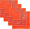 Pañuelo Cuadrado Retro Americano Ami Paisley Caqui Bufanda de Seda para Hombre Bufanda de Cuello para Mujer Marca de Moda Máscara de Protección Solar