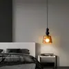 Lustre Pequeno de Cabeceira para Quarto 2025 Novo Moderno Simples Elegante High-End Lâmpada de Proteção Ocular de Espectro Completo