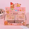 Cuaderno de Espiral Tres en Uno Estilo Nuevo con Pegatinas, Pegatinas de Material para Manualidades, Cuaderno Portátil Lindo con Colgante