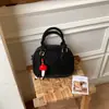 Bolso de Bowling Retro de Nueva Nicho Transfronterizo, Bolso de Hombro Cruzado Moderno y Sencillo, Bolso de Mano Texturizado para el Trabajo