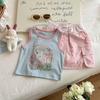 [Colección de Conjuntos] Conjuntos de Verano para Niños y Niñas, Faldas Cortas de Manga Corta Estilo Western, Conjuntos de Dos Piezas de Verano de Moda para Niños