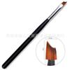 Pluma para pintar uñas transfronteriza pincel de cuchillo de media luna pluma para uñas de fototerapia uña francesa pluma para fototerapia Varilla Negra