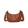 Bolso Bandolera de Cuero Genuino Transfronterizo para Mujer Modelo Nuevo 2026 Bolso Tipo Dumpling de Gran Capacidad Bolso de Hombro de Moda de Gama Alta Tendencia