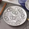 Estilo Europeo Transfronterizo Simple Moderno Fresco Hueso de China Plata Pista Plato para Comida Occidental Taza y Platillo Decoración para Filete Decoración de Mesa