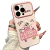 La funda para teléfono móvil Laicai Xiaoxin es adecuada para Apple 17 Pro Max, iPhone 16 y Huawei, con una funda suave con ventana en forma de corazón