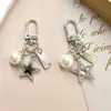 Nuevo de Moda Venta Caliente Transfronteriza Estilo Coreano Flor de Cinco Pétalos Niña Flor de Pera Colgante Llavero Accesorio Decoración para Bolsa Zouju