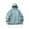 Sudadera retro con media cremallera estilo básico BLACKARMADA inspirada en la montaña, prenda superior holgada para hombre, ropa exterior, LW9512N