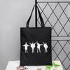 Bolso de Hombro para Mujer Estudiante Bolso de Hombro para Mujer Estampado Bolso de Hombro Cómodo Bolso de Tela Simple Bolso de Viaje para Compras Patrón Personalizable