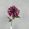 Novo produto transfronteiriço: Flor de dália artificial única para decoração de casamento de alto padrão, decoração de casa e dália para pintura a óleo