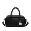 Bolsa de Mão com Padrão Lichia de Nicho Estilo Francês 2026 Nova Bolsa de Ombro Casual para o Dia a Dia Elegante Tendência Transversal Feminina