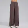 Pantalones Deportivos de Modal Lavado a la Arena con Caída, Pierna Recta para Mujer, Nuevos de Otoño e Invierno, Gruesos, Casuales, Pierna Recta, Pierna Ancha, Personalizables