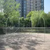 Estrutura de Estufa de Tubo de Aço Suporte de Flores Estrutura de Casa de Flores de Estufa Treliça para Trepadeiras Roseira Maracujá Uva Pátio de Jardim