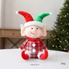 Decoração de Natal boneco elfo enfeites Presente de Natal figura de elfo de Natal brinquedo adereço para decoração de árvore de Natal