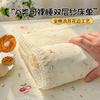 Juego de Sábanas de Algodón 100% de Grado Materno e Infantil con Encaje de Borlas, Juego de Sábanas de Gasa de Doble Capa Ultra Suave tipo Nube para Dormir sin Ropa 3