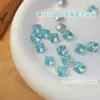 Diamantes para Nail Art Azul Claro de Alta Qualidade, Diamantes Brilhantes Azul Claro Lago com Fundo Pontiagudo de Forma Especial, Joias de Diamante para Unhas de Cristal K9 Azul Rosa Claro