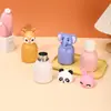 Nueva taza aislante con cabeza de animal de dibujos animados, taza de agua de acero inoxidable moderna y linda, taza creativa y elegante para estudiantes