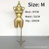 Maniquí de Cuerpo Humano, Modelo Femenino, Soporte de Exhibición para Modelo BBL Tallas Grandes, Modelo Dorado Europeo y Americano, Artículo Popular de Comercio Exterior