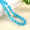 Un lote de cuentas cuadradas de color AB con galvanizado de cristal 4/6/8 mm azúcar accesorios para joyería DIY cubos cuadrados de cuentas