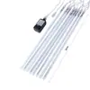 Luzes de chuva de meteoros fio de luzes led luzes de meteoros luzes decorativas penduradas em árvores luzes de feriado para exterior luzes de árvore decoração de pátio