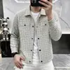 Chaqueta Casual para Hombre Nueva Otoño 2026, Estilo Coreano Moda Trendy Ajuste Delgado Chaqueta de Trabajo para Hombre