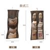 Bolsa de Almacenamiento de Pared de Doble Cara, Bolsa Colgante de Almacenamiento Visible para Armario, Organizador de Ropa Interior con Compartimentos, Bolsa de Almacenamiento Montada en la Pared