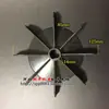 Monofásico Aspa de Ventilador Plástico Motor Bomba de Agua Polipasto Agujero en D Impulsor AOYL 14 Agujeros 15/18/20 Agujero Redondo Placa Grande 220v