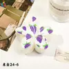 Qiyue transfronteiriço Europa e Estados Unidos impressão UV grampo de cabelo bauhinia flor de ovo clip de tubarão clipe de flor moda criativa atacado
