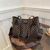 Bolsa de Gran Capacidad para Mujer 2024 Nueva Moda Bolso de Hombro Texturizado Bolso de Mano Versátil para el Trabajo Estudiante Universitario Bolso Tote
