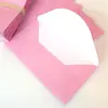 Envelope para Cartão de Cumprimentos Cartão de Bênção Cartão de Aniversário Cartão para o Dia do Professor Cartão para o Dia das Mães Envelope Branco/Rosa