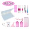Nuevo kit de pintura de diamantes DIY color degradado bicolor paquete de 30 bolsa de almacenamiento para botellas traje de herramientas para 60 botellas