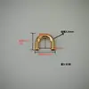 Puente de arco de aleación ropa equipaje ferretería accesorios para bolsos accesorios de joyería semicirculares en stock venta al por mayor especificaciones completas
