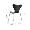 Estilo Nórdico Lujo Ligero Silla Hormiga Silla de Comedor Diseñador Medio Antiguo Hogar Silla de Comedor Celebridad de Internet Café Silla con Respaldo