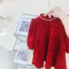 Vestido de Invierno para Niña con Forro de Felpa, Engrosado, Nuevo Modelo 2026, Vestido Brillante de Princesa para Niños, Vestido Elegante para Bebés