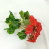 Atacado Flor Artificial de Alta Qualidade Begônia Planta em Vaso Decoração de Hotel Restaurante Arranjo de Cena com Flores Artificiais