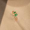 Nuevo anillo de circonita con microincrustaciones de lujo de moda de gran venta transfronteriza entre Europa y Estados Unidos, anillo de temperamento de alta gama para mujer al por mayor