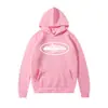 2023 popular marca de moda transfronteiriça Corteiz Devil Island com estampa capuz High Street Moletom masculino estiloso