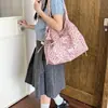 Bolso Tote Estilo Coreano Retro Estampado de Leopardo para Mujer 2026 Nuevo Gran Capacidad Casual Bolso de Hombro Estilo Perezoso para Viajes de Negocios Compras