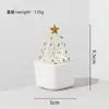 Planta de árbol de Navidad de vidrio en maceta Zibo, adecuada para la entrada, la sala de estar o la decoración de la oficina; Artesanías de vidrio y regalos de oficina al por mayor