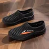 Sandalias Deportivas Casuales Transpirables de Verano 2026 para Hombre, Estilo Nuevo, Punta Cerrada, Perforadas, Impermeables, Antideslizantes, Suela Gruesa, para Correr