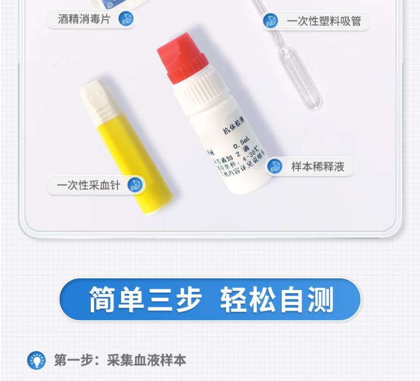 康华生物胃幽门螺旋杆菌抗体检测试剂盒胶体金法1人份一盒

