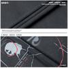 Camiseta de Manga Corta para Hombre con Estampado de Rostro Descolorido de Diseño Antiguo, Tendencia Americana, Corte Holgado, Camiseta Básica
