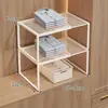 Zapatero de niveles ajustable para dormitorio, soporte para zapatos debajo del escritorio de estudiante, organizador de almacenamiento, estante de almacenamiento para zapatero en casa
