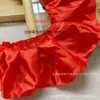 Accesorios de Encaje Plisado de Satén de 8 cm Hechos a Mano Bricolaje Cojín de Sofá Sábanas Borde de Cortina Suministros de Boda Tela para Ropa
