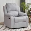 Sofá espacial premium, poltrona reclinável elétrica de tecido de um lugar para sala de estar, sofá balanço multifuncional de massagem para arte de unhas