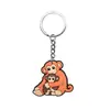Chaveiro Pingente Macaco Pequeno Celebridade da Internet Borracha Macia PVC Acessórios de Chaveiro Macaco Criativo DIY Venda Quente Atacado Transfronteiriço