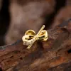 Clipes de Osso de Orelha de Aço Inoxidável com Zircônia Casuais e Personalizados, Joia de Piercing de Clipe de Orelha Micro-Embutida Exquisita e Compacta 0.8*6*4mm