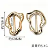 Trajes de baño de moda europeos y americanos, Hebilla de anillo de plástico de forma irregular, Hebilla de rombo de forma irregular, Hebilla de gancho para tirante de hombro de forma ovalada