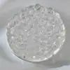100 piezas 8mm Cuentas Redondas de Vidrio Transparente Hielo Transparente Cuentas Sueltas Material para Pulsera Collar Hecho a Mano DIY No