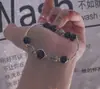 Longrui Pulseiras Coloridas Europeias e Americanas de Cristal de Pedra Natural Imitada para Homens e Mulheres Pulseiras Mandala Yoga Meditação Atacado